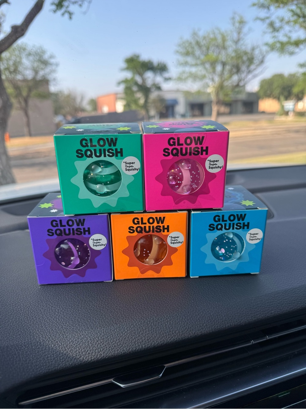 Glow Squish Glow-in-the-Dark Squishy Balls - Assorted Colors